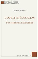 L'oubli en éducation