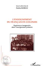 L'enseignement du français en colonies