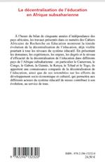 La décentralisation de l'éducation en Afrique subsaharienne