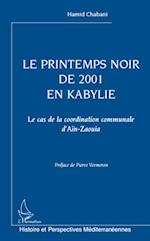 Le printemps noir de 2001 en Kabylie