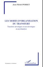 Les modes d'organisation du transfert