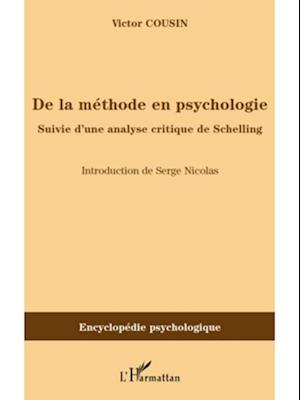 De la methode en psychologie - suivie d'une analyse critique