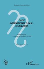 Droit international public : les sources