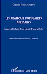 Les français populaires africains