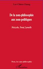 De la non-philosophie aux non-politiques