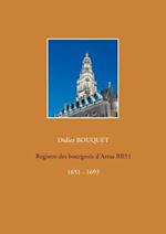 Registre Des Bourgeois D'Arras Bb51 - 1651-1693