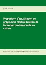 Proposition d'actualisation du programme national tunisien de formation professionnelle en cuisine