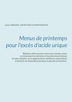 Menus de printemps pour l'excès d'acide urique.