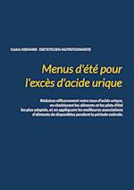 Menus d'été pour l'excès d'acide urique.