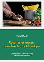 Recettes et menus pour l'excès d'acide urique.