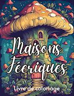 Maisons féériques livre de coloriage