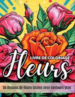 Fleurs livre de coloriage