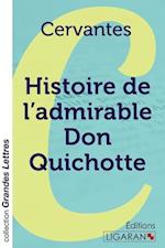 Histoire de l'admirable Don Quichotte de la Manche (grands caractères)