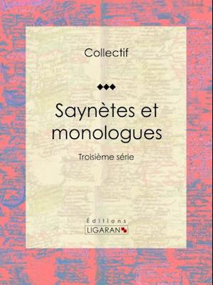 Saynètes et monologues