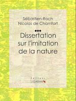 Dissertation sur l''imitation de la nature