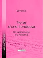 Notes d''une frondeuse