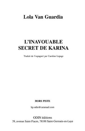 L'inavouable secret de Karina