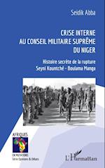 Crise interne au Conseil Militaire Suprême du Niger