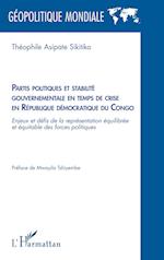 Partis politiques et stabilité gouvernementale en temps de crise en République démocratique du Congo