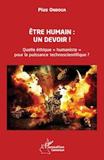 Être humain : un devoir !