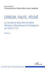 Erreur, faute, péché (Volume 1)