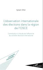 L'observation internationale des élections dans la région de l'OSCE