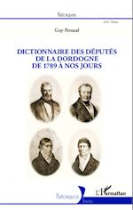 Dictionnaire des députés de la Dordogne