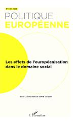 Les effets de l'européanisation dans le domaine social