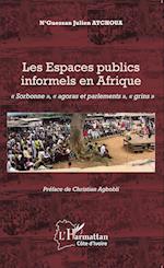 Les Espaces publics informels en Afrique