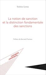 La notion de sanction et la distinction fondamentale des sanctions