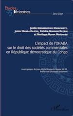 L'impact de l'OHADA sur le droit des sociétés commerciales en République démocratique du Congo