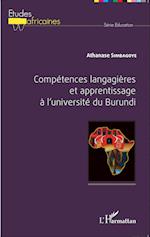 Compétences langagières et apprentissage à l'université du Burundi