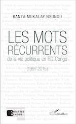 Les mots récurrents de la vie politique en RD Congo