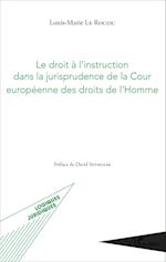 Le droit à l'instruction dans la jurisprudence de la Cour européenne des droits de l'Homme