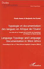 Typologie et documentation  des langues en Afrique de l'Ouest