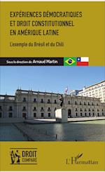Expériences démocratiques et droit constitutionnel en Amérique latine