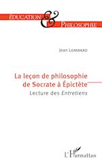 La leçon de philosophie de Socrate à Epictète