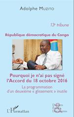 République démocratique du Congo 13e tribune