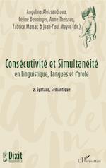 Consécutivité et Simultanéité