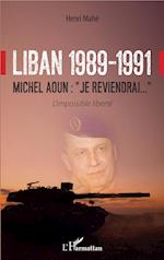 Liban 1989-1991