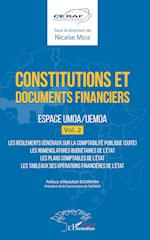 Constitutions et documents financiers Vol 2 Espace UMOA/UEMOA