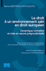 Le droit à un environnement sain en droit européen