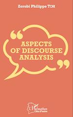 Aspects of discourse analysis