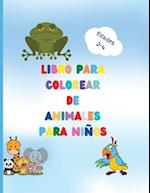 Libro para colorear de animales para niños