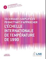 Techniques simplifiées permettant d'approcher l'échelle internationale de température de 1990