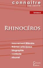 Fiche de lecture Rhinocéros de Eugène Ionesco (analyse littéraire de référence et résumé complet)