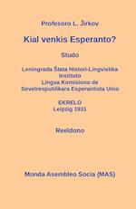 Kial venkis Esperanto?