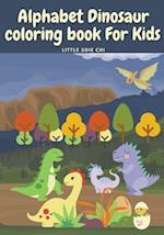 Alphabet Dinosaur Coloring Book for Kids