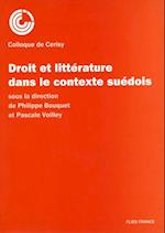 Droit et littérature dans le contexte suédois