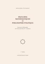 Principes mathématiques de philosophie politique